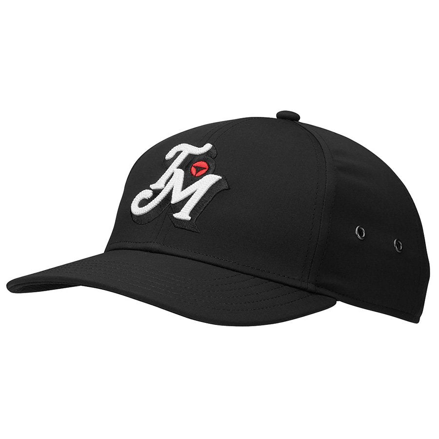 RETRO METAL EYELET HAT - Black