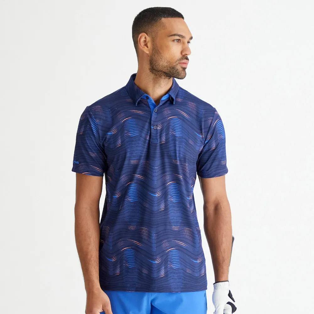 Optic Groove - Navy Multi