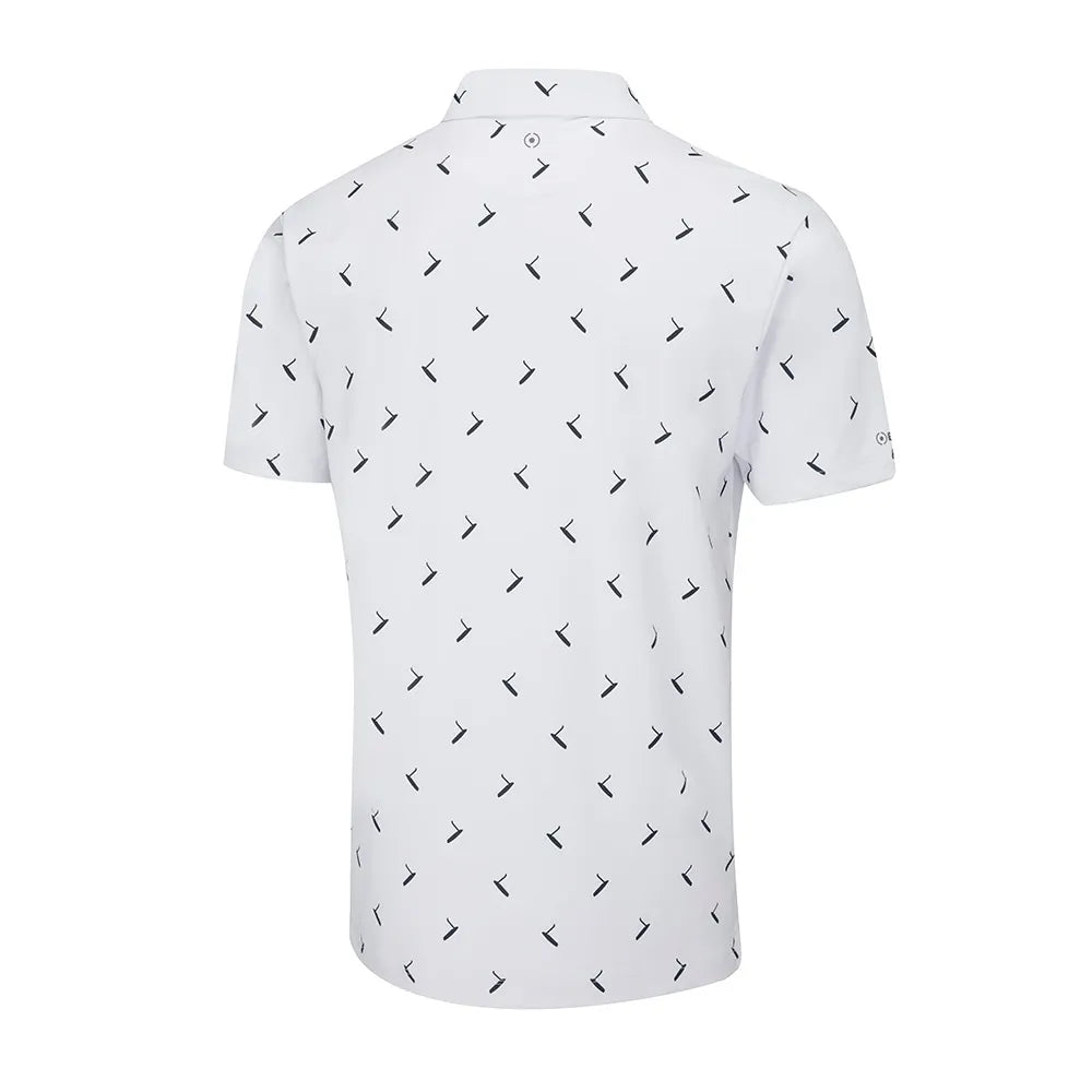 Gold Putter Printed Piké XL