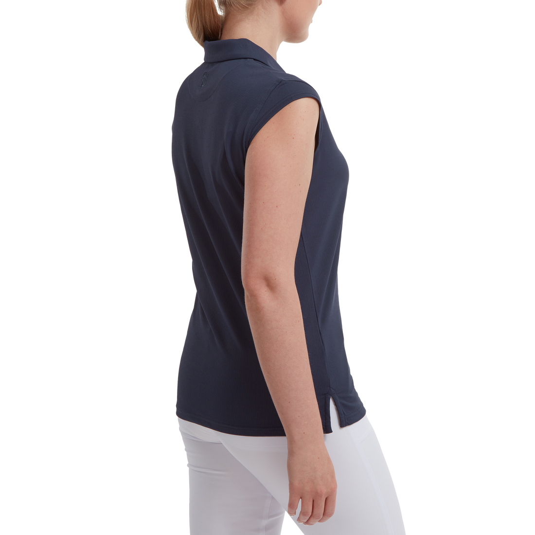 FootJoy Cap Sleeve Rib Knit Polo