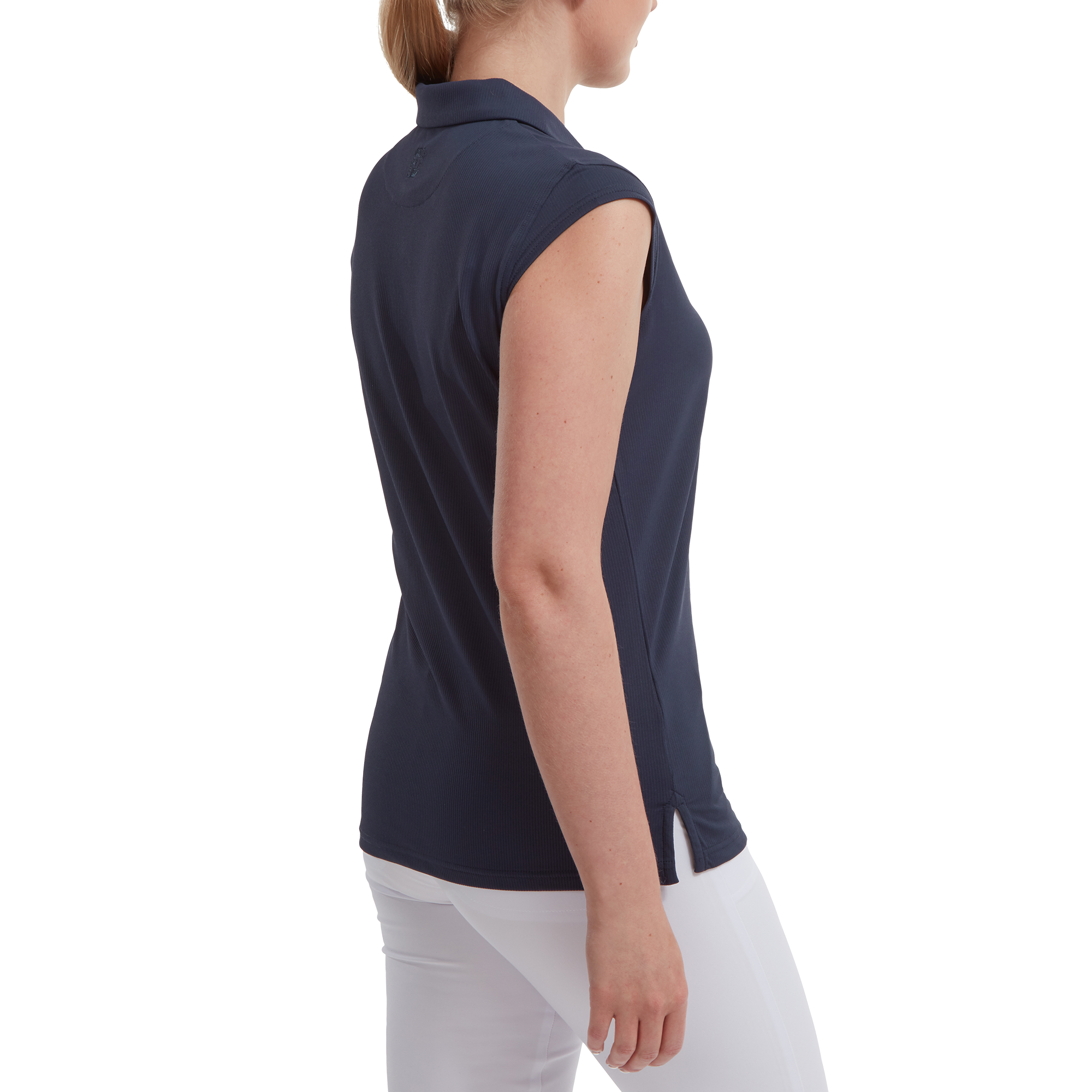 FootJoy Cap Sleeve Rib Knit Polo