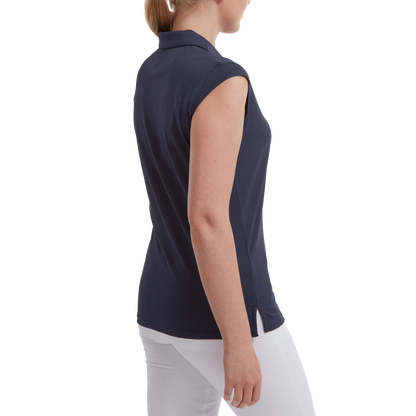 FootJoy Cap Sleeve Rib Knit Polo