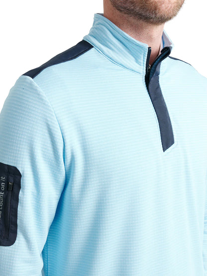 Mens Bangor midlayer - Hazyblue