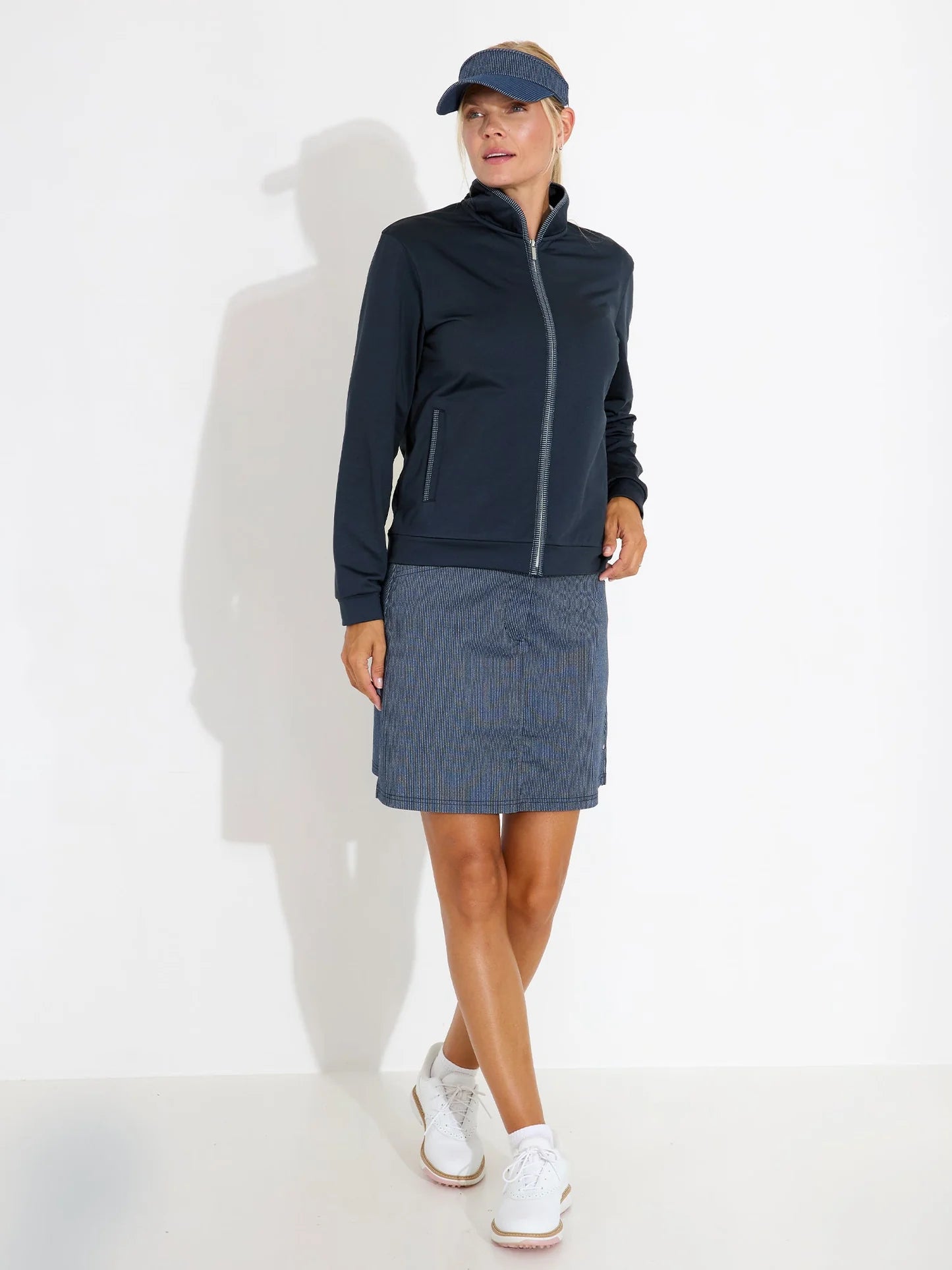 Lds Bovey Midlayer Jacket - Navy