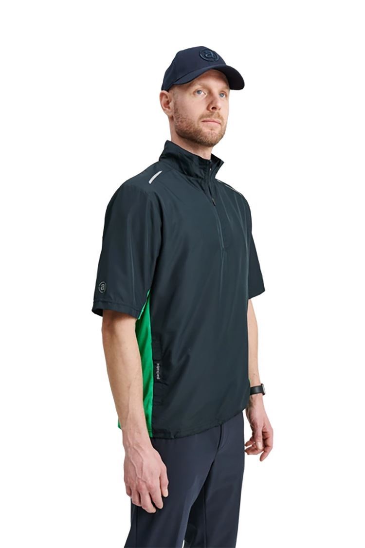 Mens Ganton Stretch windshirt Navy/fairway