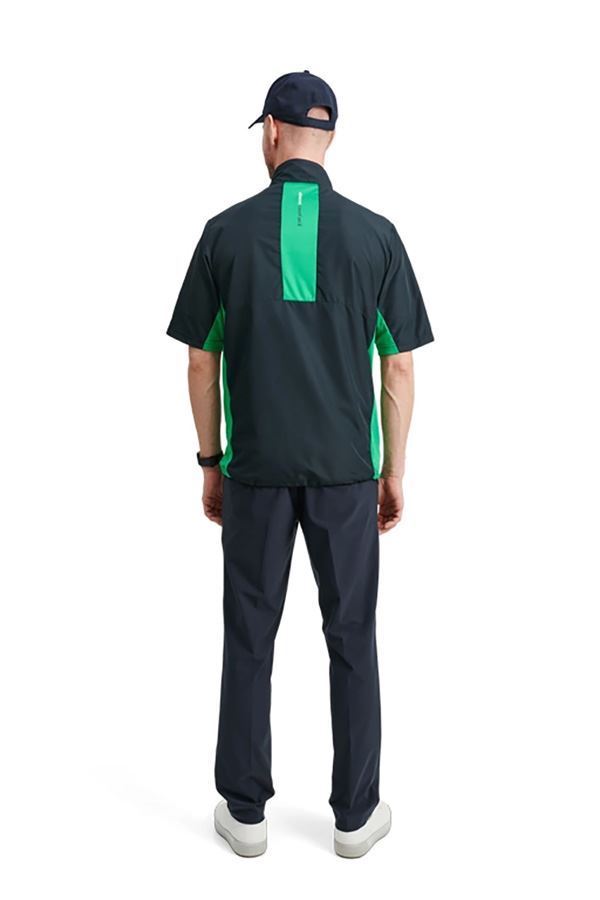 Mens Ganton Stretch windshirt Navy/fairway