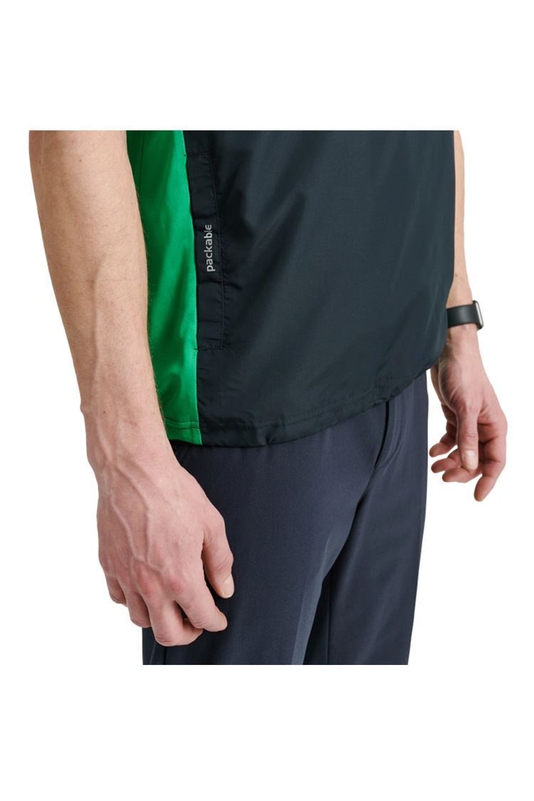 Mens Ganton Stretch windshirt Navy/fairway