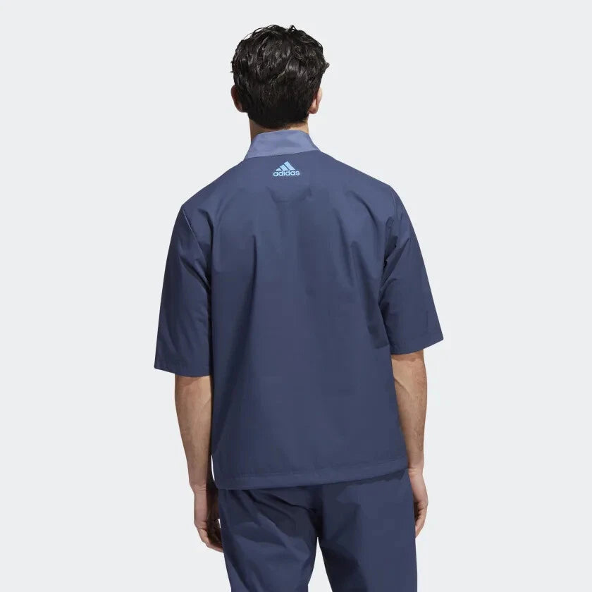Adidas Men’s Provisional Short Sleeve Jacket, Crew Navy