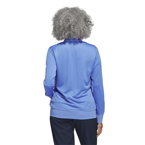Ladies Textured Full Zip Jacket Blue Fusion
