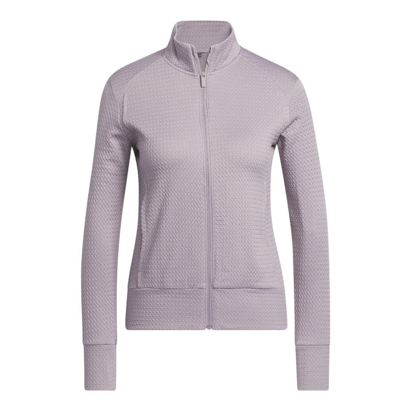 ADIDAS LADIES ULTIMATE365 TEXTURED GOLF MIDLAYER Lila