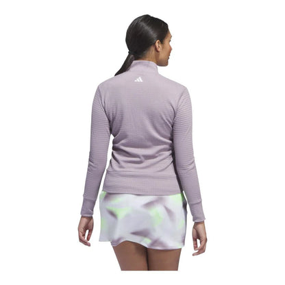 ADIDAS LADIES ULTIMATE365 TEXTURED GOLF MIDLAYER Lila