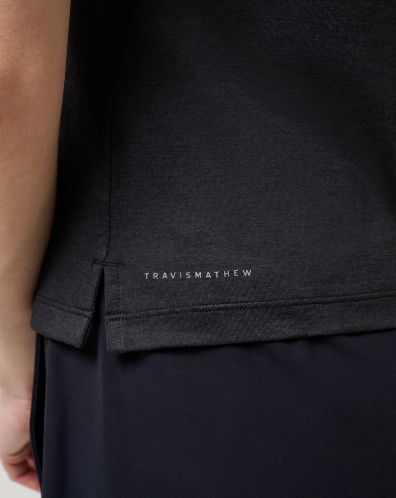 Skyloft Light SS polo - Heather Black