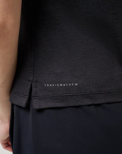 Skyloft Light SS polo - Heather Black