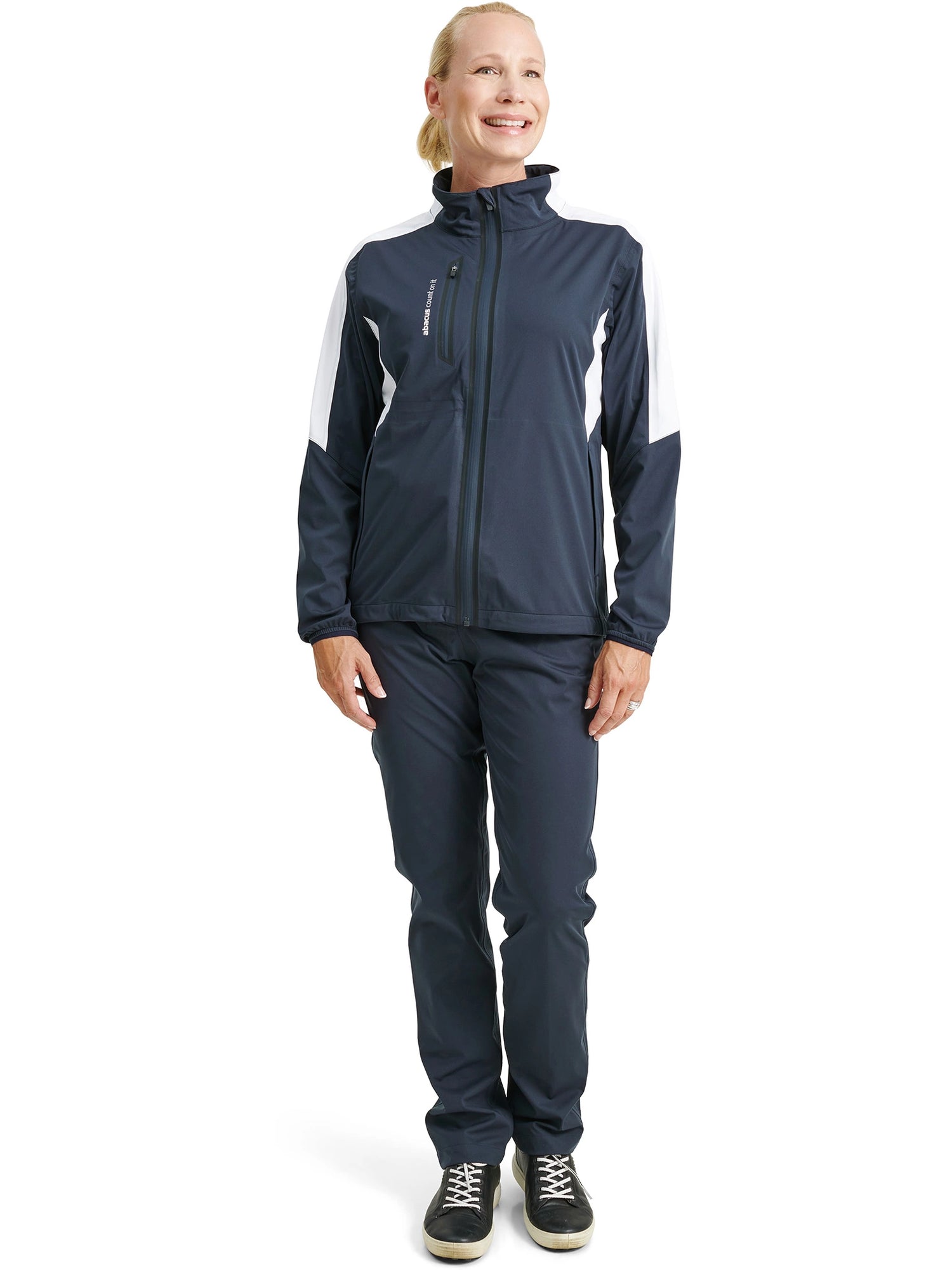 Lds Bounce Regnjacka Navy/Vit