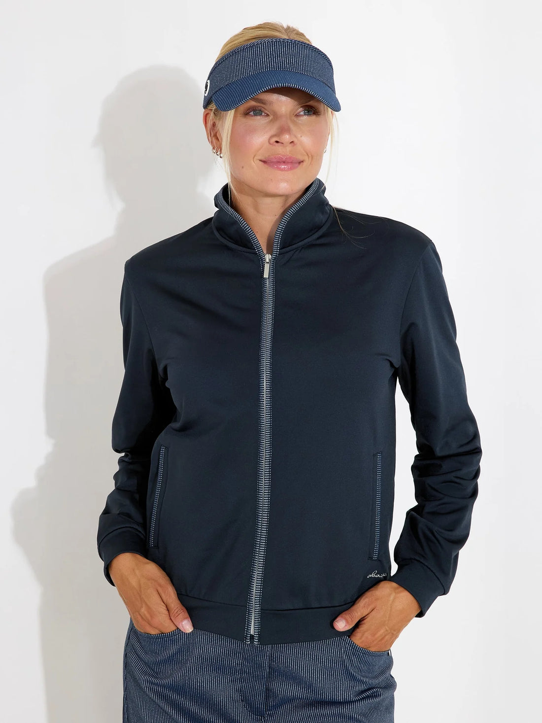 Lds Bovey Midlayer Jacket - Navy