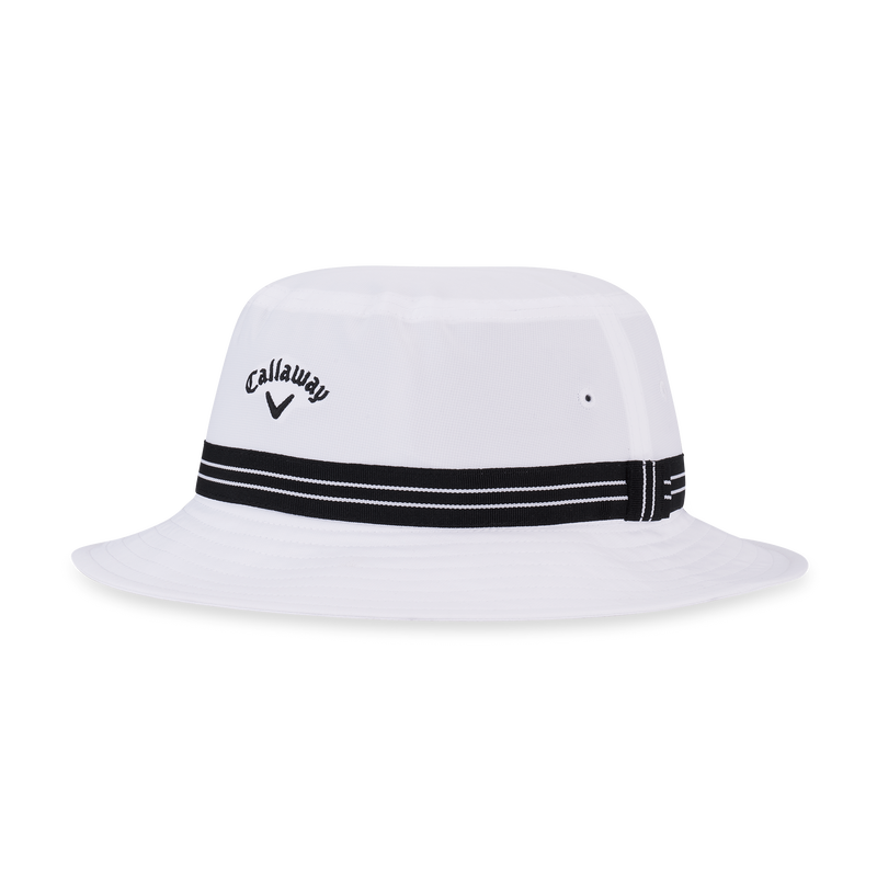 Bucket Hat - Vit/Svart