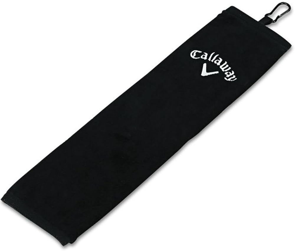 Callaway Tri-Fold Handduk Svart