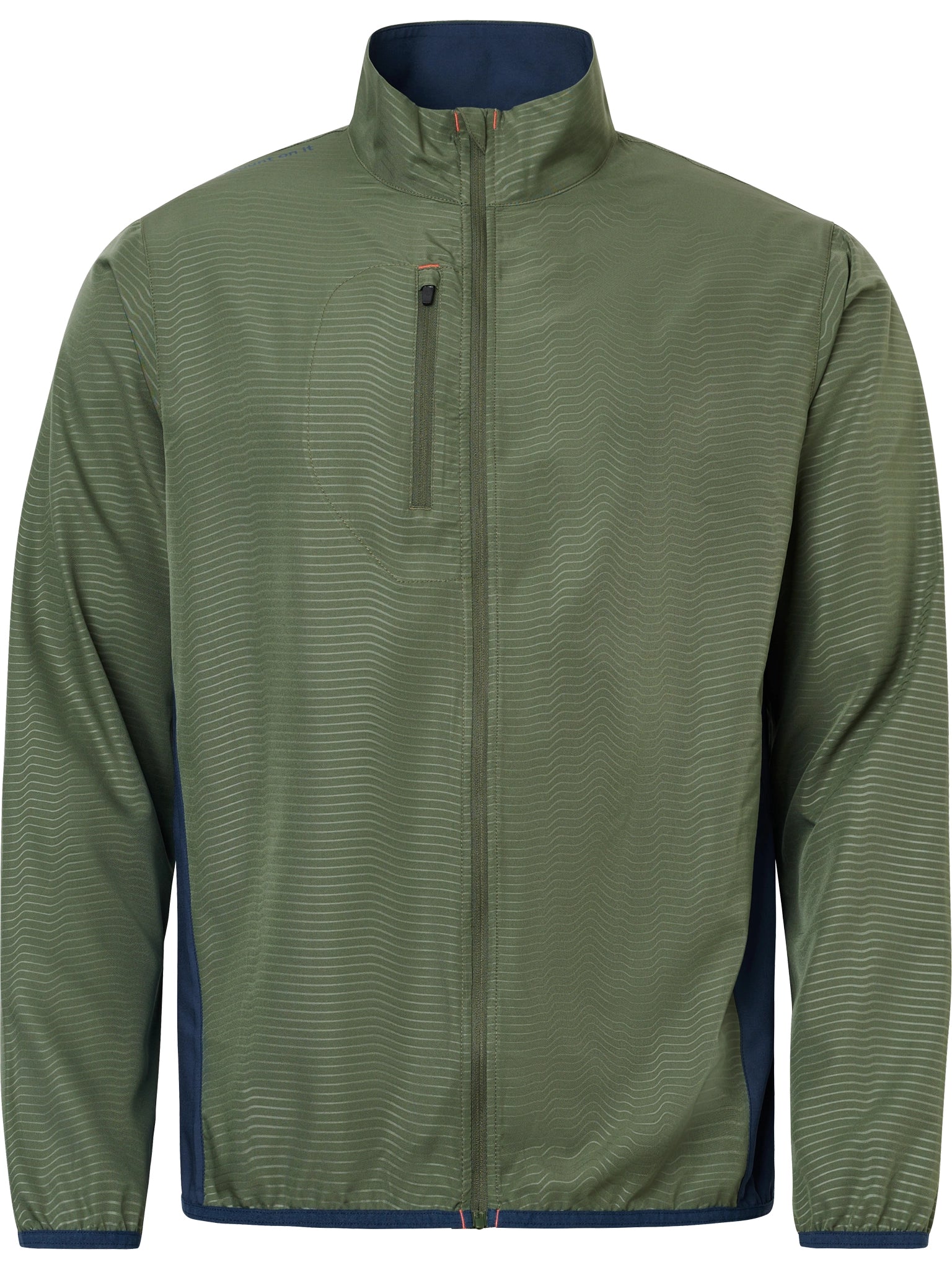 Mens Lanark Stretch Windjacket Grön/Navy