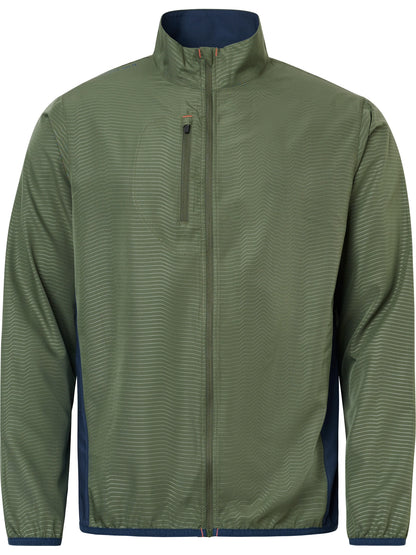 Mens Lanark Stretch Windjacket Grön/Navy