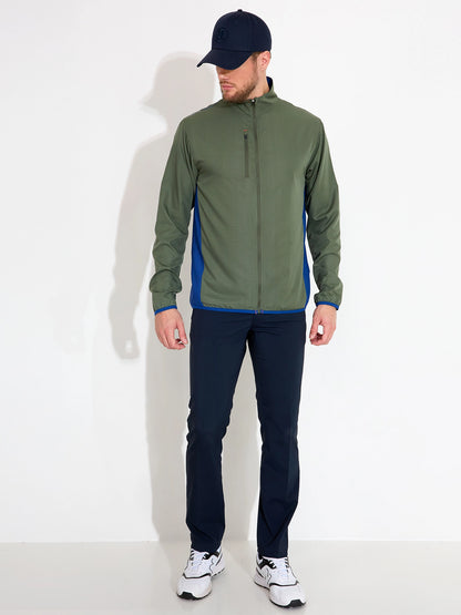Mens Lanark Stretch Windjacket Grön/Navy