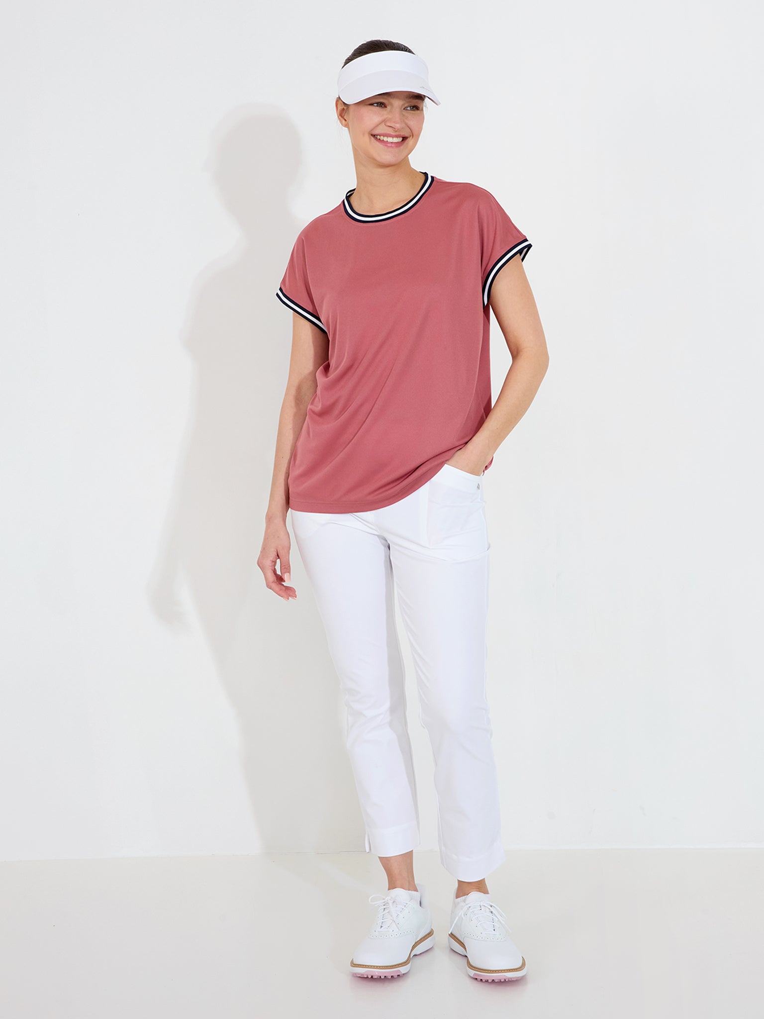 Lds Peggy Loosefit Cupsleeve - Dusty Rose
