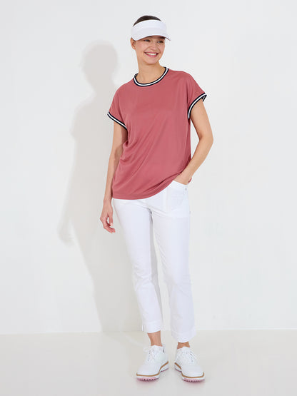 Lds Peggy Loosefit Cupsleeve - Dusty Rose