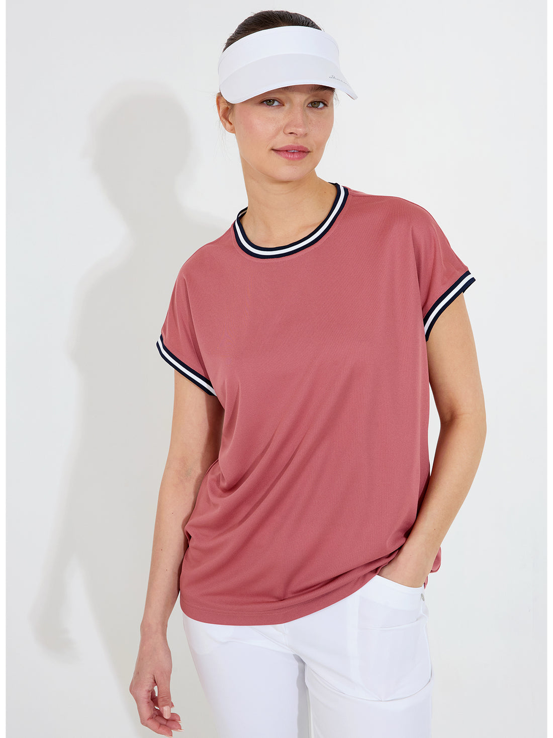 Lds Peggy Loosefit Cupsleeve - Dusty Rose