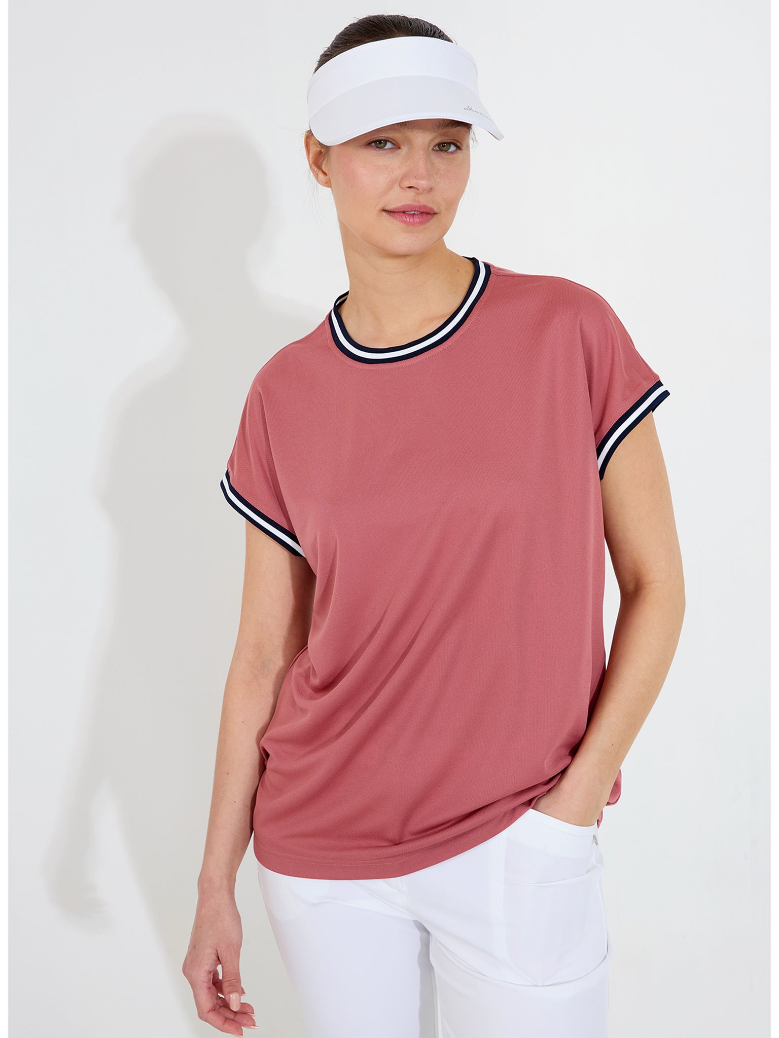 Lds Peggy Loosefit Cupsleeve - Dusty Rose