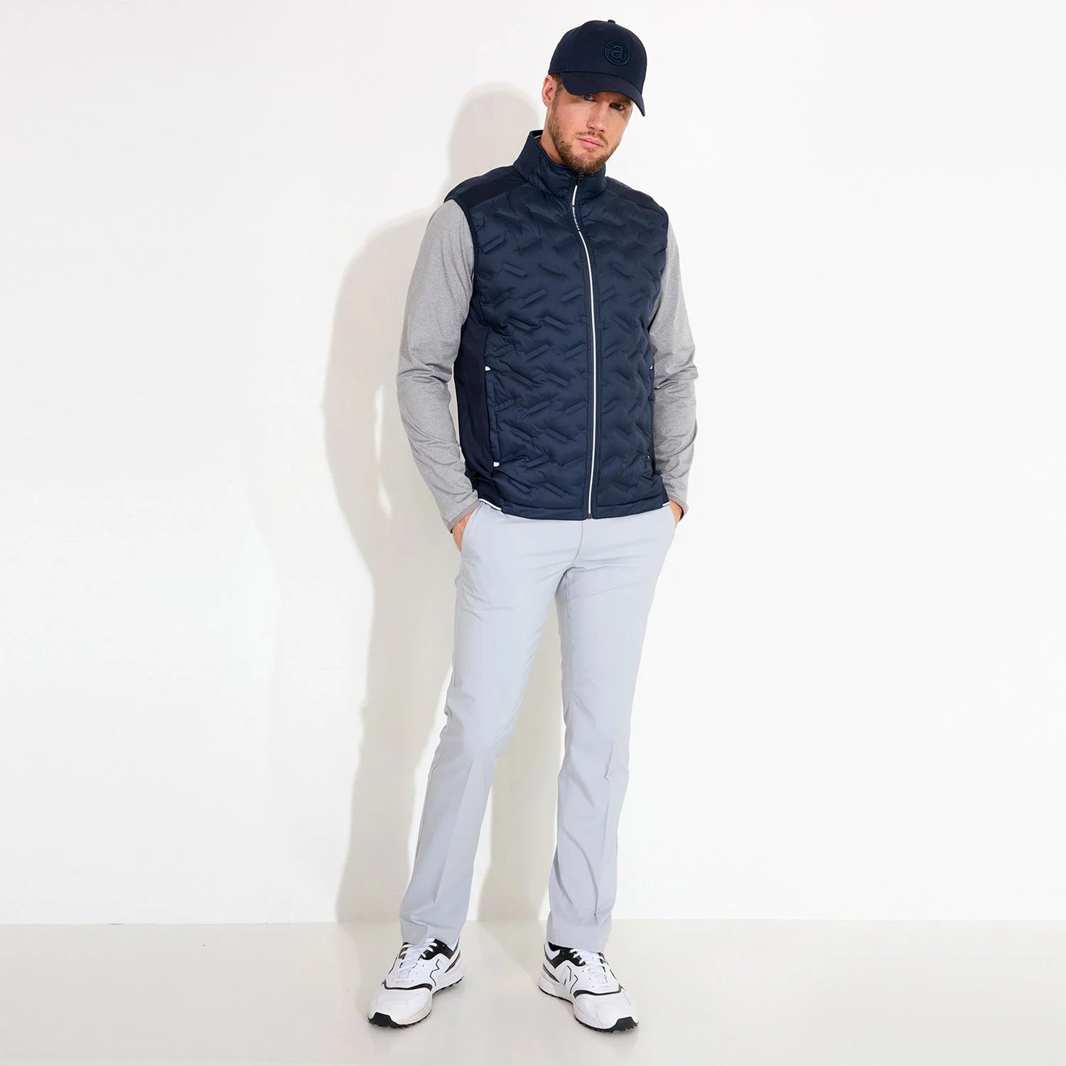 Portrush Hybrid Vest - Blå