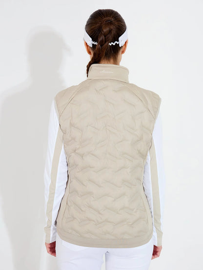 Lds Portrush Hybrid vest - Sand