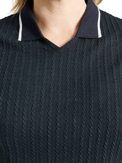 Lds Sand halfsleeve - navy