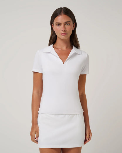 Skyloft Light SS polo - White