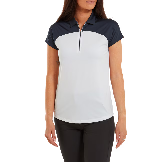 Footjoy Cap Sleeve Colour Block Lisle