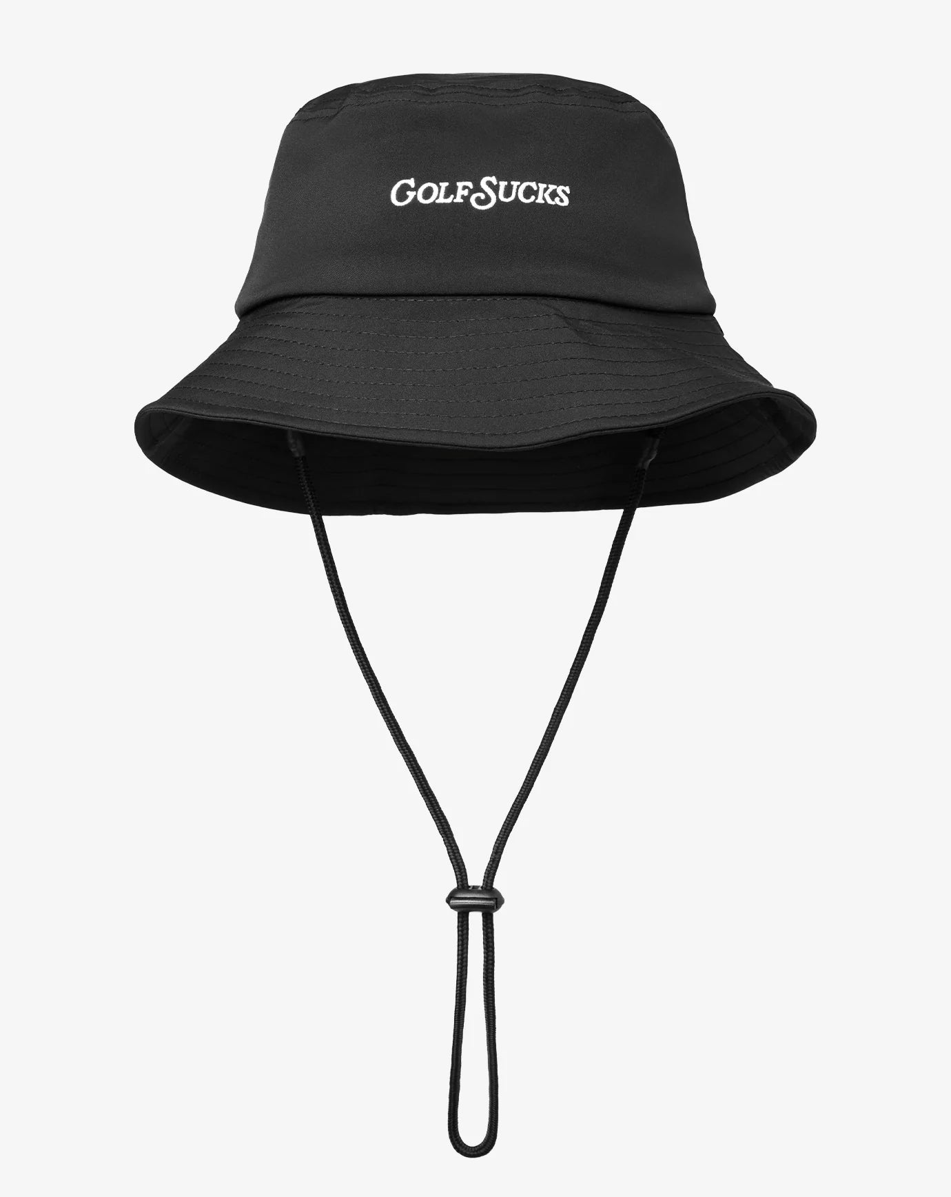 Golf Sucks Bucket Hat - Svart