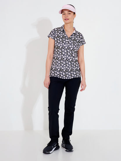 Lds Victoria drycool cupsleeve - Black Flower