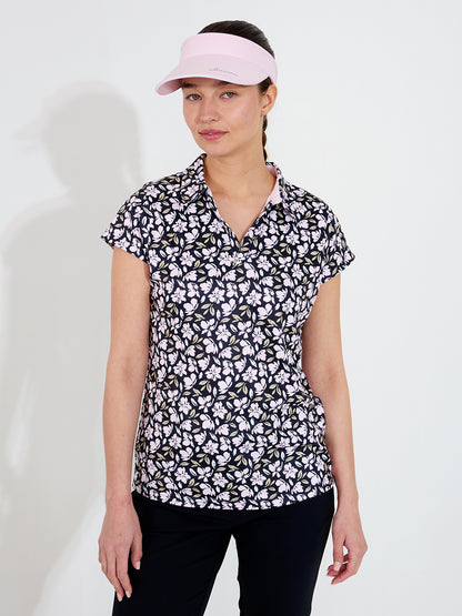 Lds Victoria drycool cupsleeve - Black Flower